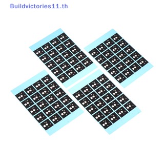 Buildvictories11 แผ่นสติกเกอร์โฟม EVA PE PORON ติดสวิตช์ PCB สําหรับปะเก็นเสียง