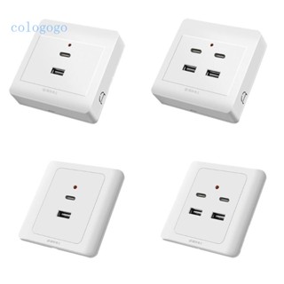 Colo ซ็อกเก็ตชาร์จไฟฟ้า USB พร้อมพอร์ต USB 18W 220V