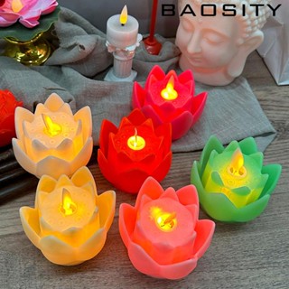 [Baosity] โคมไฟ LED รูปดอกบัว สําหรับตกแต่งบ้าน เทศกาลไหว้พระพุทธรูป