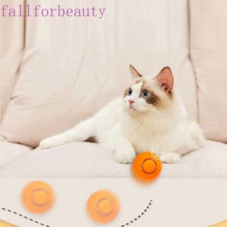 FALLFORBEAUTY ลูกบอลไฟฟ้า แบบยืดหยุ่น ที่ทนทานต่อการกัด พร้อมลูกบอลไฟ ของเล่นสําหรับแมว