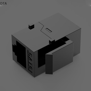 Dta RJ45 อะแดปเตอร์ซ็อกเก็ตเชื่อมต่อเครือข่าย CAT6 CAT5E