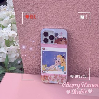 เคสโทรศัพท์มือถือแบบแข็ง ลายเจ้าหญิงอลิซ สําหรับ iPhone 11 12 12Pro 12ProMax 13 13Pro 13ProMax 14 14Pro 14ProMax