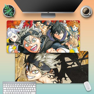 Black Clover mouse pad oversized office keyboard pad computer desk pad simple girl heart small medium แผ่นรองเมาส์ คีย์บอร์ด