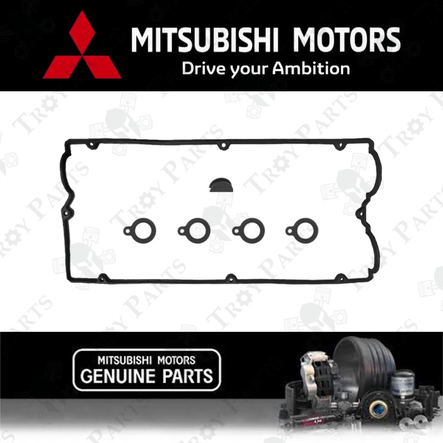 ปะเก็นฝาครอบวาล์ว Mitsubishi / ซีลหัวเทียน / ซีลครึ่งดวงจันทร์สําหรับ Proton Wira 1.8 4G93 TC DOHC