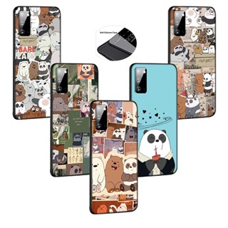 เคสโทรศัพท์มือถือแบบนิ่ม ลาย We are Bare Bears LFW155 สําหรับ Motorola Moto E7i E7 Power G30 G50 G40 G60 G60s Edge 20 Lite Pro G100 S