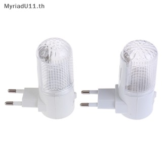 Myriadu โคมไฟฉุกเฉิน LED ปลั๊ก EU สําหรับติดผนังบ้าน 2 ชิ้น