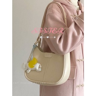 SISTER   กระเป๋าถือ กระเป๋าสะพายข้าง 2023 INS HOT TREND tote bag  ทันสมัย Stylish Korean Style พิเศษ L91T511 37Z230910