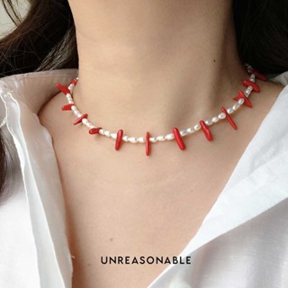 สร้อยคอ Red Coral Unreasonable Accessories UA0722-01