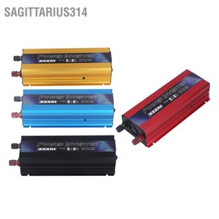 Sagittarius314 รถแปลงไฟไซน์เวฟพร้อมพอร์ต USB พัดลมระบายความร้อน 3000W DC 12V เป็นไฟฟ้ากระแสสลับ