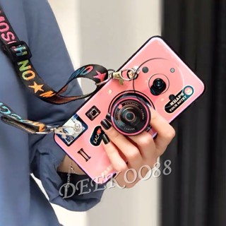 เคสโทรศัพท์มือถือ ลายกล้องถ่ายรูปน่ารัก พร้อมสายคล้อง สําหรับ Realme11Pro+ Realme 11 Pro Plus Pro+ C53 NFC 4G 5G Realme11 11Pro+