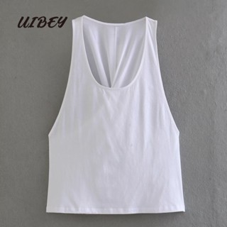 Uibey เสื้อกั๊กแขนกุด สีพื้น พับได้ 8984