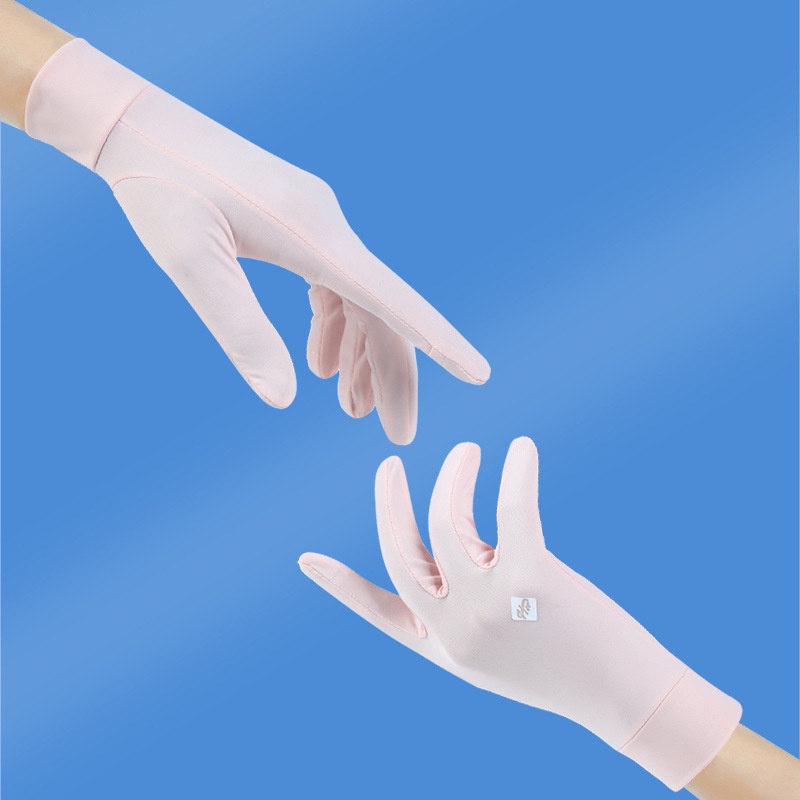ถุงมือกันแดด ผ้าเรยอน ป้องกันรังสีอัลตราไวโอเลต เหมาะกับใส่ขี่จักรยานกลางแจ้ง สําหรับผู้ชาย และผู้หญิง