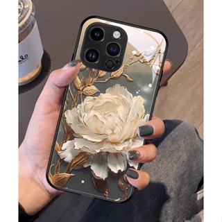 Dmy เคสโทรศัพท์มือถือกระจกนิรภัย ลายโชคดี สําหรับ iphone 14 Pro max 12 mini 11 XS max X XR 13 Pro 7 plus 8 6 6s plus