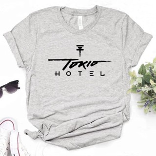 เสื้อยืด พิมพ์ลายอนิเมะ Tokio Hotel แฟชั่นฤดูร้อน สไตล์สตรีท สําหรับผู้หญิง