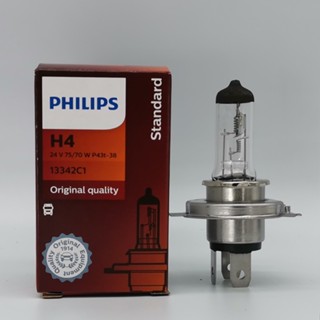 หลอดไฟควอตซ์ Philips H4 13342 24V 75 70W 24569 100 90W สําหรับรถบรรทุก