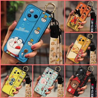 TPU Anti-knock Phone Case For Xiaomi Civi3 armor case Cute Durable Soft Case Lanyard Fashion Design Wristband Shockproof