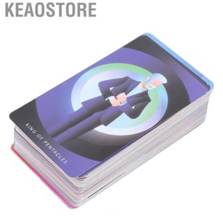 Keaostore 78 Cards Deck  Mondays Tarot Beautifully Illustrated Portable for Friends Gatherings Beginners