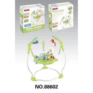 🔥ขายร้อน🔥 จั้มเปอร์เก้าอี้กิจกรรม 360 องศา Baby walker Jumperoo จั้มเปอร์เด็ก กระโดดมีเสียง มีไฟ หมุนได้ 360 องศาr