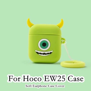 【Trend Front】เคสหูฟัง แบบนิ่ม ลายการ์ตูนฉลาม สําหรับ Hoco EW25 Hoco EW25