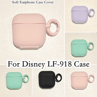 พร้อมส่ง! เคสหูฟัง แบบนิ่ม สีพื้น สําหรับ Disney LF-918 LF-918