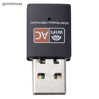 Gent อะแดปเตอร์การ์ดเครือข่าย Wifi ไร้สาย 600Mbps Mini USB 802.11b/g/n RTL8188 สําหรับคอมพิวเตอร์ตั้งโต๊ะ PC EN