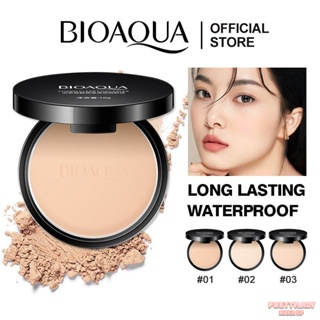 BIOAOUA Compact Powder Cake Waterproof Concealer Oil -controlled Powder Holding Makeup For A Long Time [prettylady]