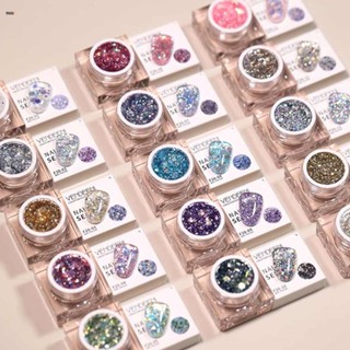 สีเจล Vendeeni Sequin Glue 15 Color Set Canned Glue 2023 New Laser Transvious Magic Color Flash Phototherapy Glue Nail Art nuuo