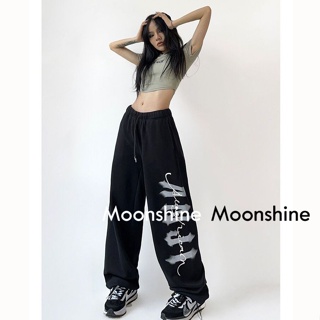 Moon  กางเกงขายาว คาร์โก้ กางเกง เชือกอเมริกันคลาสิค Cargo pants 2023 NEW 071827 ทันสมัย สวย Comfortable Trendy A23L0Q6 36Z230909