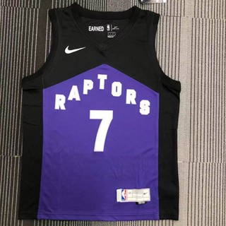 Hot and versatile Sports Find 2020-21 NBA ลูกบาสเก็ตบอล สําหรับผู้ชาย ขาย Raptors Toronto #7 เสื้อกีฬาแขนสั้น ลายทีมสวิงแมน Kyle Lowry Retro Edition 991438