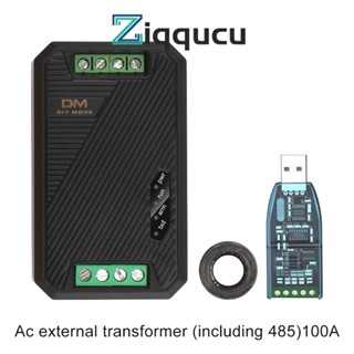 Ziqqucu กล่องสื่อสาร AC แรงดันไฟฟ้า AC ความถี่พลังงาน โมดูลมิเตอร์สื่อสาร RS485 อินเตอร์เฟซ USB