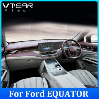 Vtear ฟิล์ม TPU ใส แบบนิ่ม ป้องกันพวงมาลัยรถยนต์ สําหรับ Ford EQUATOR 2021-2023+