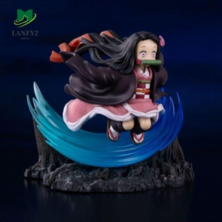 Alanfy โมเดลฟิกเกอร์ PVC รูปการ์ตูนอนิเมะ Run Kamado Nezuko Demon Slayer Kamado Nezuko ขนาด 10 ซม. ของเล่นสําหรับเด็ก