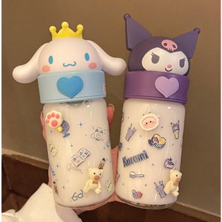 ถ้วยน้ำ Sanrio Kulomi น่ารักสำหรับสาวๆแก้วมูลค่าสูงแบบพกพาขนาดกะทัดรัดสำหรับนักเรียนทนความร้อนสูงใหม่