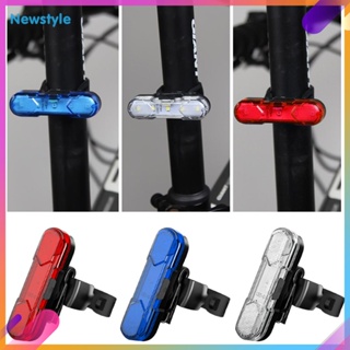 [Newstyle] USB แบบชาร์จไฟ LED ไฟจักรยานกันน้ำที่นั่งจักรยานโพสต์ไฟท้ายไฟเตือนความปลอดภัย