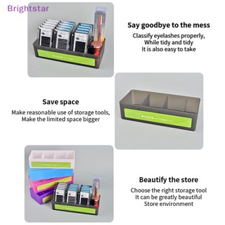 Brightstar กล่องพลาสติกเปล่า 4 ช่อง สําหรับเก็บขนตาปลอม