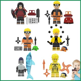 lego ฟิกเกอร์การ์ตูนอนิเมะ ของขวัญวันเกิด ของเล่นสําหรับเด็กผู้ชาย และเด็กผู้หญิง จํานวน 6 ชิ้น