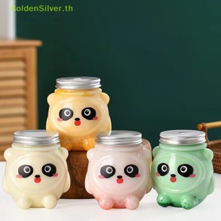 Goldensilver ขวดใส่เครื่องดื่ม น้ําผลไม้ แพนด้า แบบใส โฮมเมด