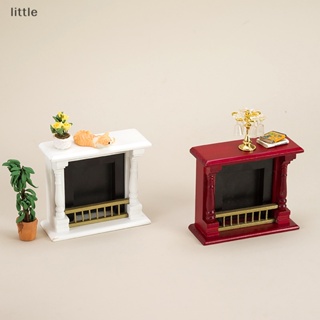 Thlittle โมเดลเตาผิงจิ๋ว 1/12 สําหรับตกแต่งบ้านตุ๊กตา ห้องนั่งเล่น