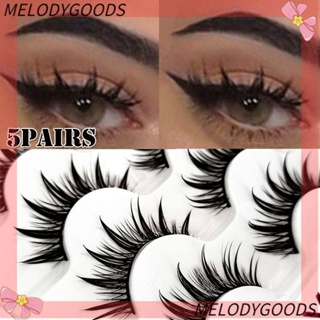 MELODG False Eyelashes Cruelty-free Extension Soft Band Handmade Craft Thai Eyelashes