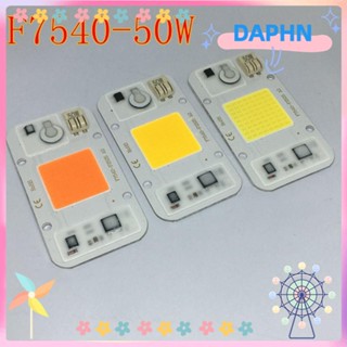 Daphs หลอดไฟสปอตไลท์ LED 50W 220V 110V สีขาวอบอุ่น DIY