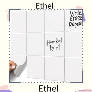 Ethel1 ไวท์บอร์ดเตือนความจํา ใช้ซ้ําได้ ล้างทําความสะอาดได้ 12 แพ็ค