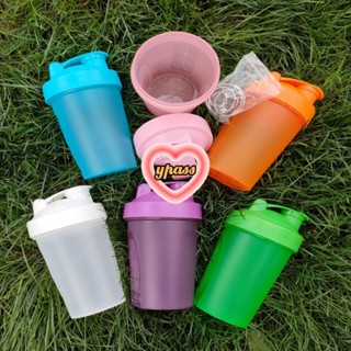 CYREAL Shaker Bottle Water Cup 400ml / 500ml Sports Bottle Gym Protein Shake Bottles Shaker Food Grade Bpa Free