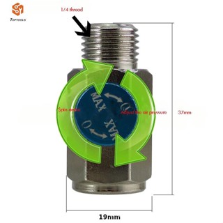 วาล์วควบคุมการไหลของอากาศ นิวเมติก 1/4 NPT 1 X 40 * 20 * 20 มม.