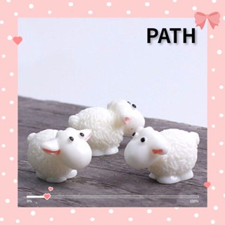 PATH ตุ๊กตาแกะเรซิ่น ขนาดเล็ก สําหรับตกแต่งบ้าน 5 ชิ้น