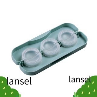 Lansel เครื่องทําเกี๊ยว พลาสติก เกี๊ยวอัตโนมัติ สําหรับห้องครัว|แม่พิมพ์ทําเกี๊ยว แบบแมนนวล ทนทาน สีเขียว สําหรับร้านอาหาร