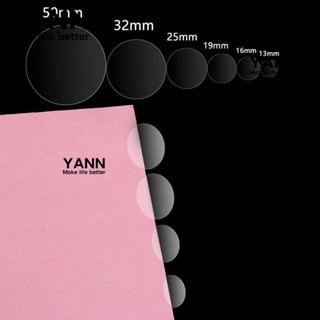 YANN1 สติกเกอร์ซีล ทรงกลม ลายจุด 8/24/48/70/96/132 ชิ้น