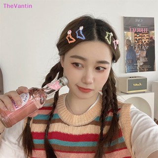 Thevantin กิ๊บติดผม โลหะ รูปผีเสื้อ BB เรียบง่าย เครื่องประดับ สําหรับเด็กผู้หญิง