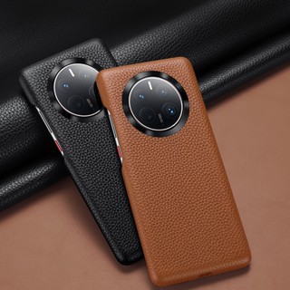 เคสโทรศัพท์มือถือ หนังวัวแท้ หรูหรา สําหรับ Huawei Mate 50 Mate 50 Pro