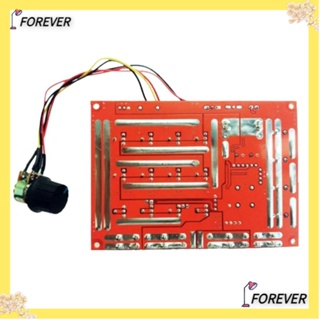 Forever โมดูลควบคุมมอเตอร์ DC 9-50V PWM ทนทาน 3600W สีแดง 60A HHO สําหรับช่างไฟฟ้า