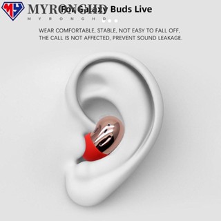 Myronghd แผ่นซิลิโคนครอบหูฟัง สีแคนดี้ สําหรับ Samsung Galaxy Buds Live